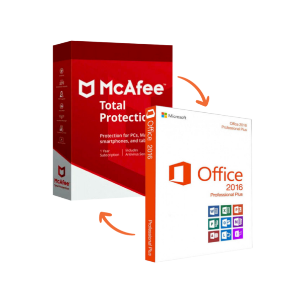 Office 2016 Professional + McAfee Total Protection - Bundle